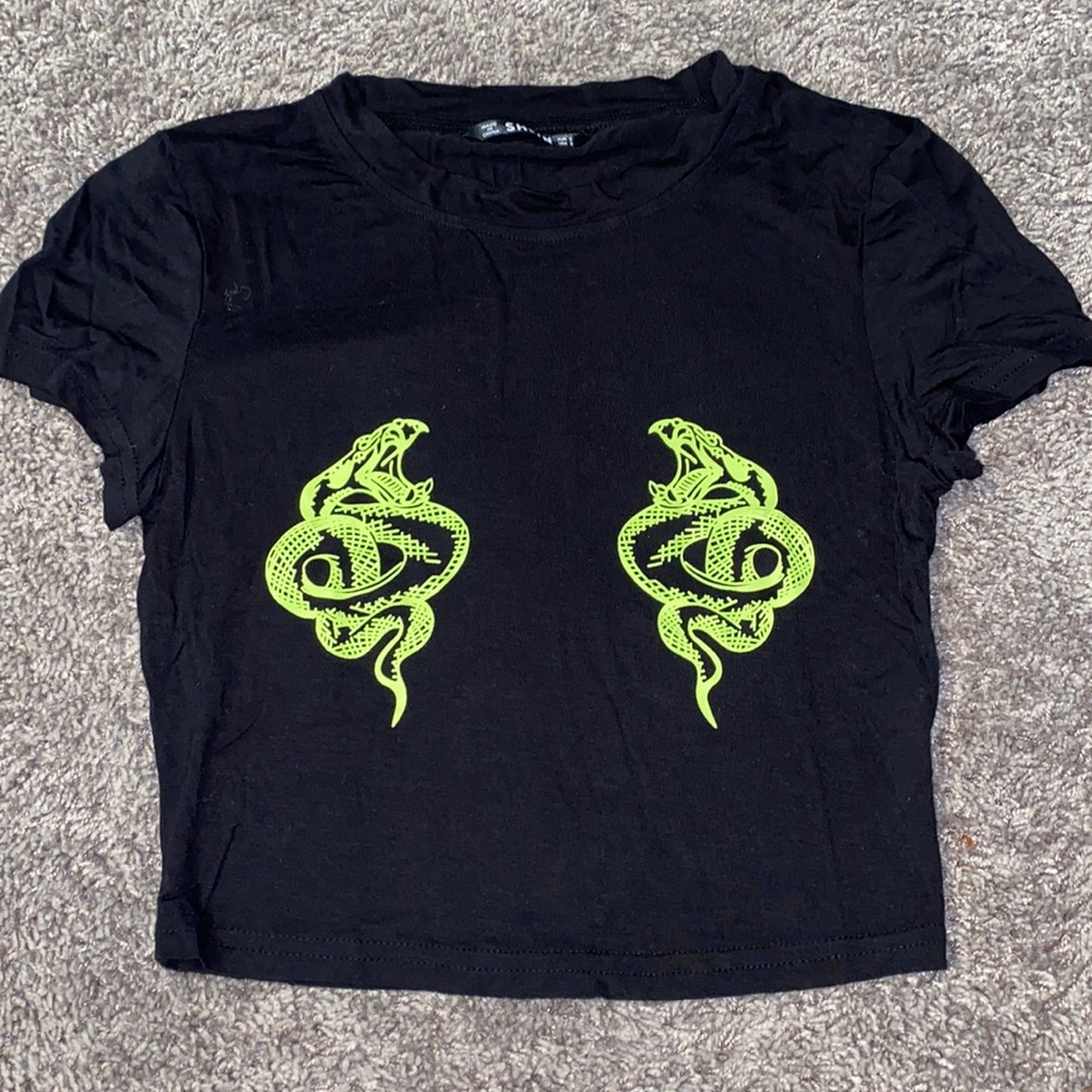 snake crop top